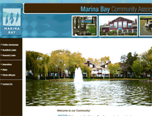 Tablet Screenshot of marinabayhoa.org